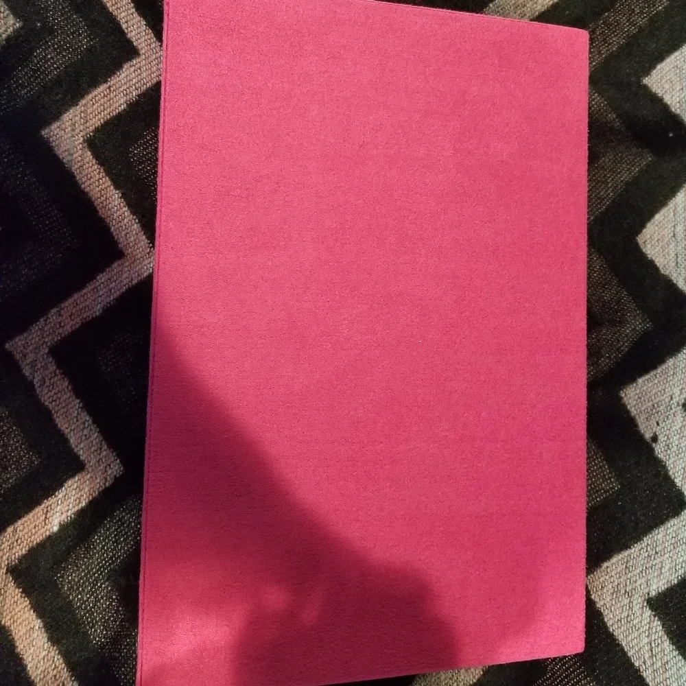 - Fuchsia Velour Jewelry box